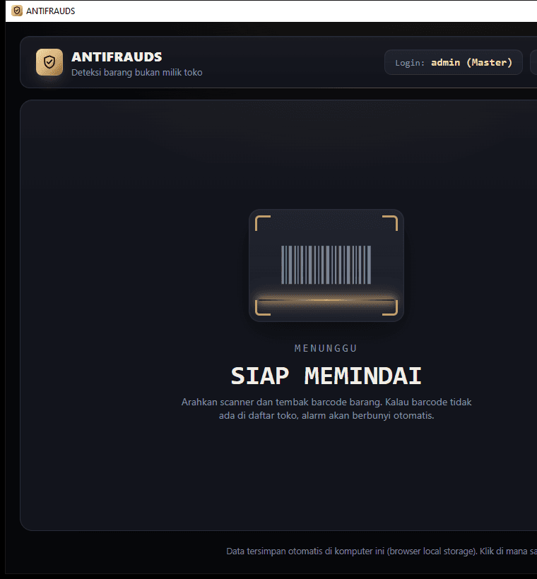 Pantau Proses Scan Secara Real-time